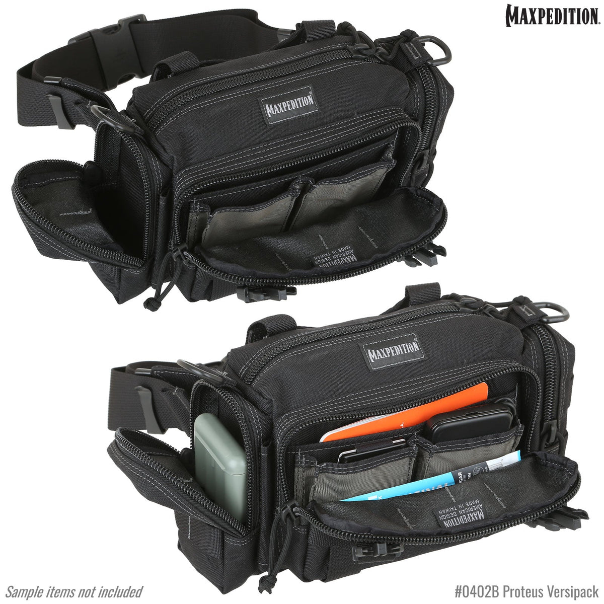 Maxpedition Proteus Black Versipack
