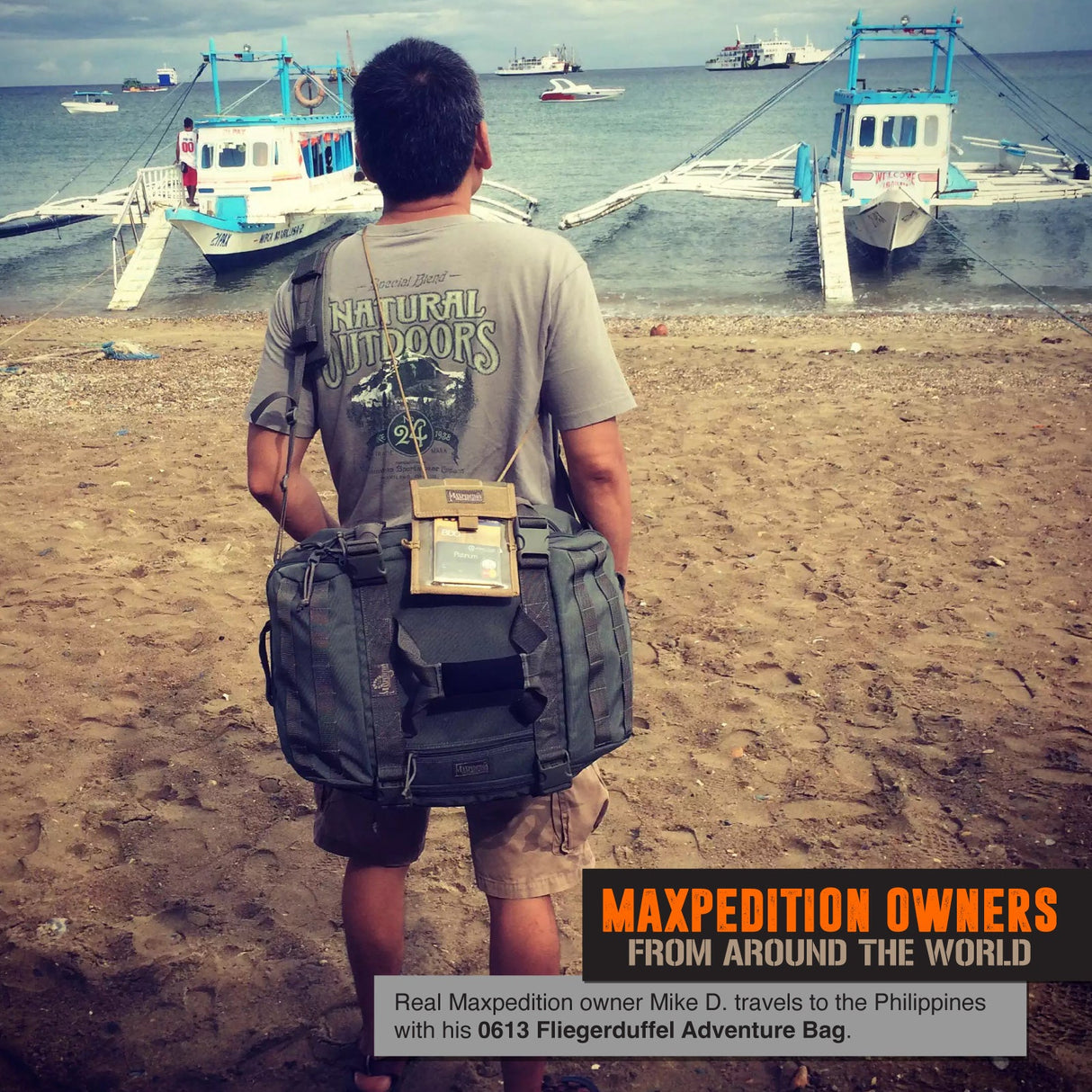 Maxpedition FLIEGERDUFFEL Khaki Adventure Bag
