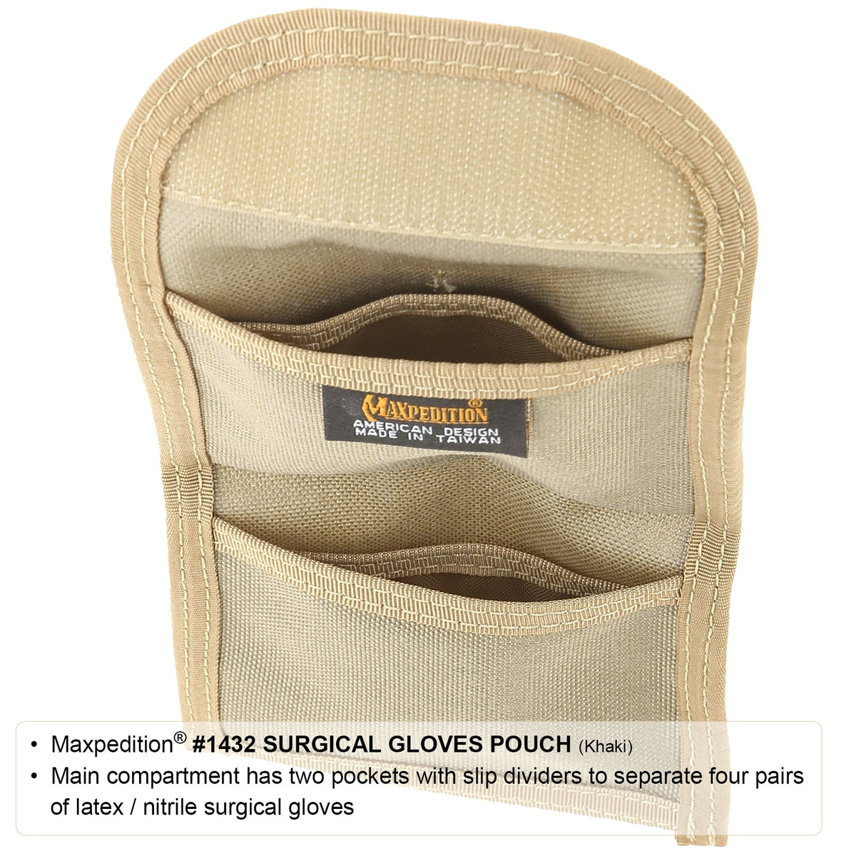Maxpedition Surgical Gloves Black Pouch