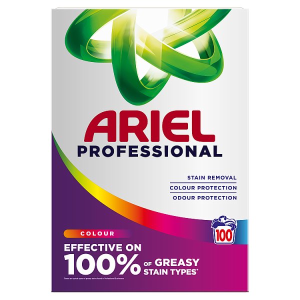5.5kg Ariel Professional Washing Powder Laundry Detergent Colour 100 washes,