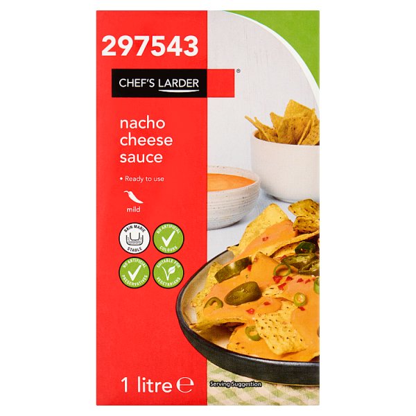 Chef's Larder Nacho Cheese Sauce 1 Litre - Bulk Food Ration Storage