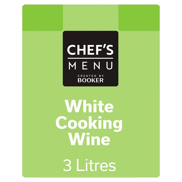 Chef's Menu White Cooking Wine 3 Litre - Bulk Food Ration Storage
