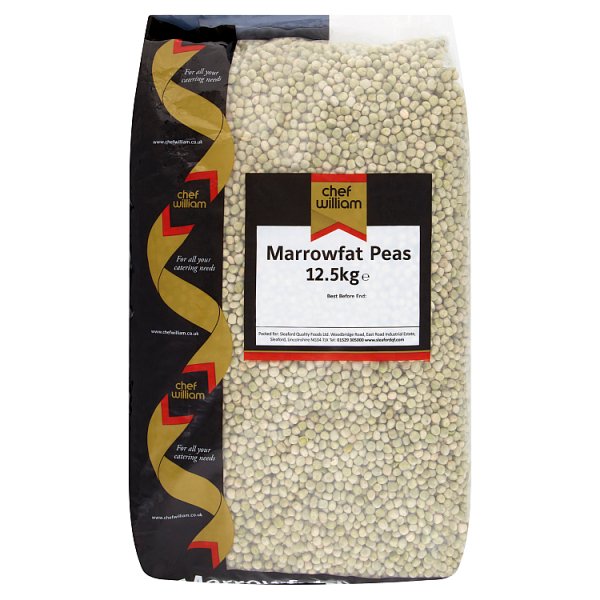 12.5kg Chef William Marrowfat Peas - Bulk Food Ration Storage