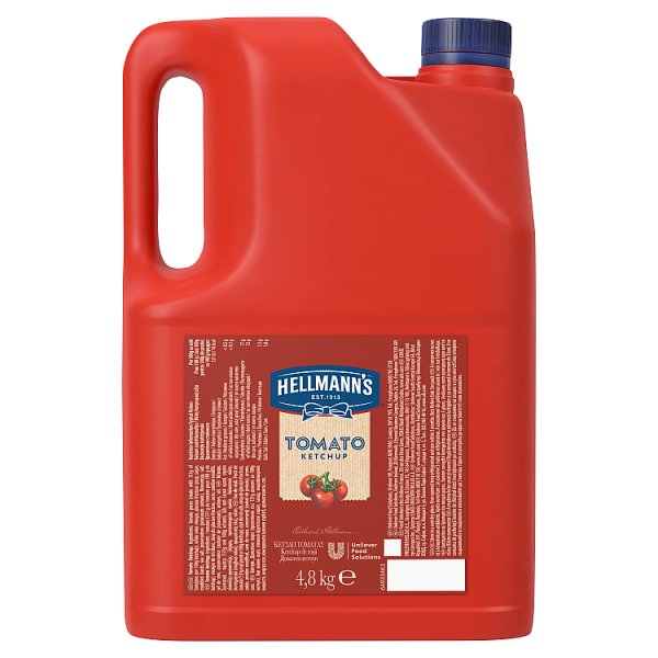 4.8kg Hellmann's Tomato Ketchup - Bulk Food Ration Storage