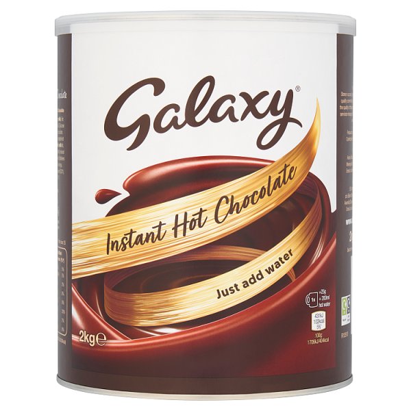 2kg Galaxy Instant Hot Chocolate - Bulk Food Ration Storage