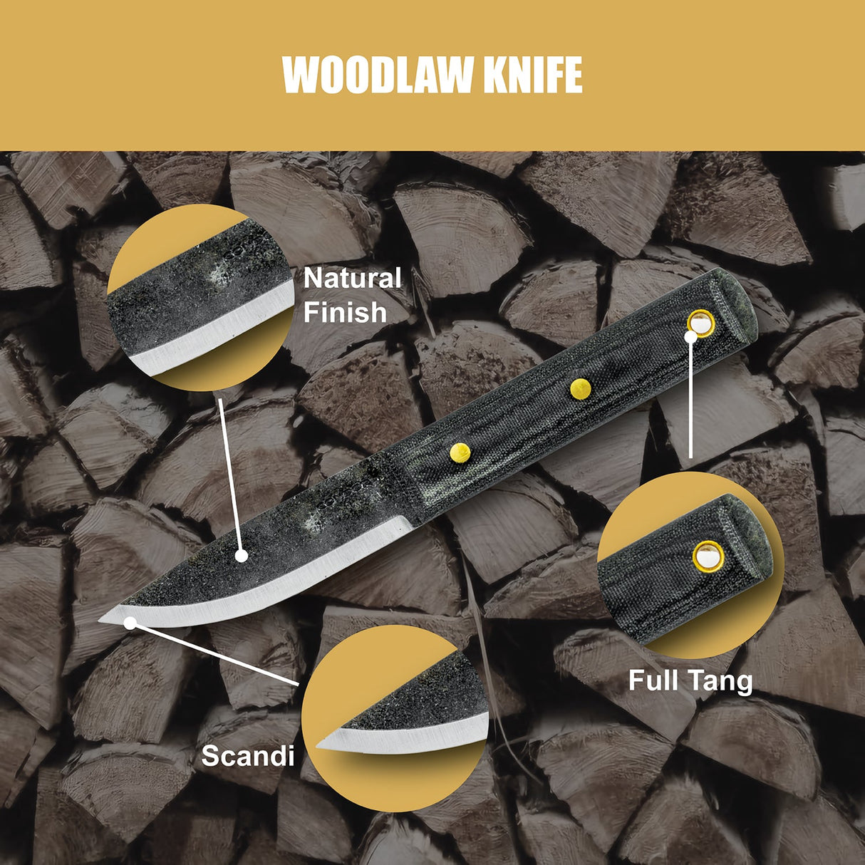 Condor Woodlaw Fixed Blade Knife