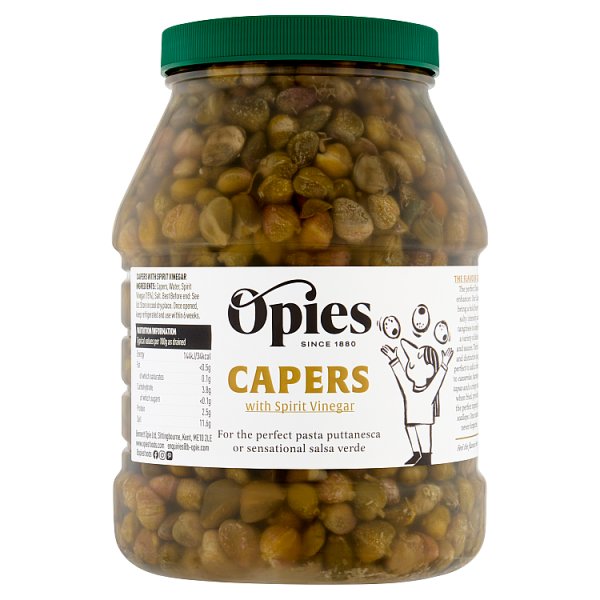 2.4kg Opies Capers with Spirit Vinegar - Bulk Food Ration Storage
