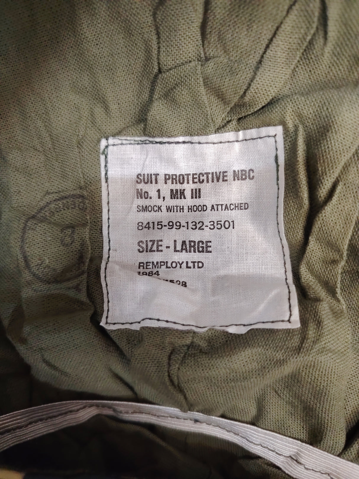 British Military MKIII DPM Suit Protective NBC Smock With Hood