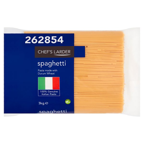3kg Chef's Larder Spaghetti - Bulk Food Ration Storage