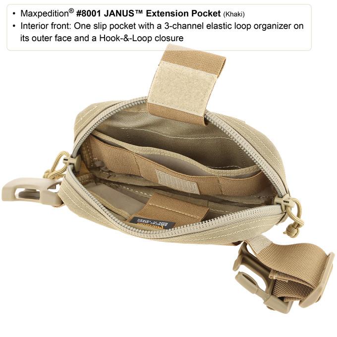 Maxpedition JANUS Extension Khaki Pocket
