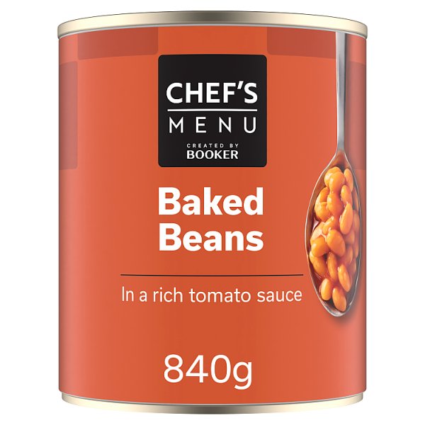 840g Chef's Menu Baked Beans in a Rich Tomato Sauce - Bulk Food Ration Storage