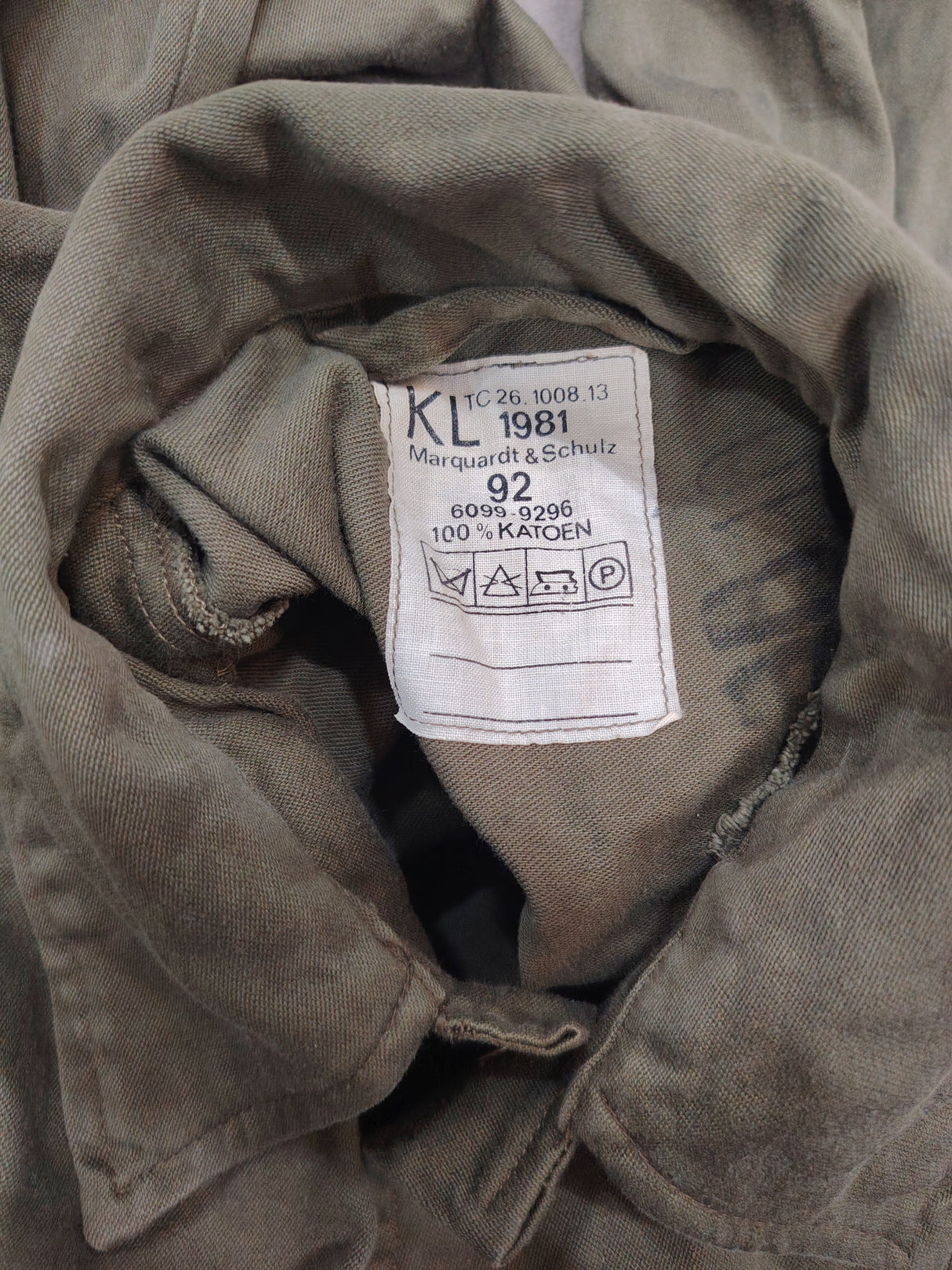 Dutch Military 1981 Olive Field Jacket