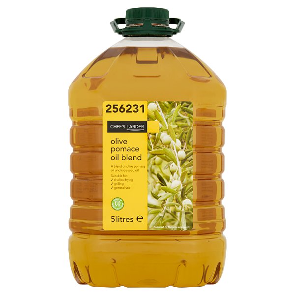 Chef's Larder Olive Pomace Oil Blend 5 Litre - Bulk Food Ration Storage