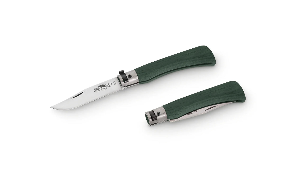 Antonini Old Bear Full Colour Medium Green Folding Knife