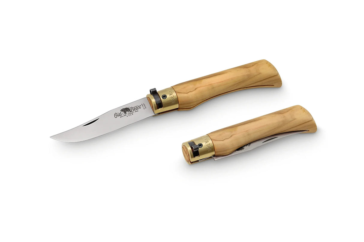 Antonini Old Bear Olive Large Stainless Folding Knife