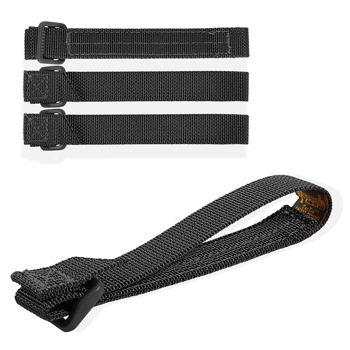 Pack of 4 Maxpedition 5" TacTie Black Attachment Straps