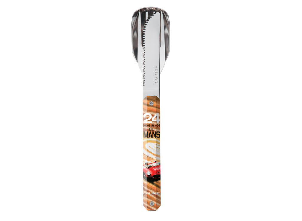 Akinod Straight Magnetic Cutlery (Mirror Finish) - 24h Le Mans '1963'