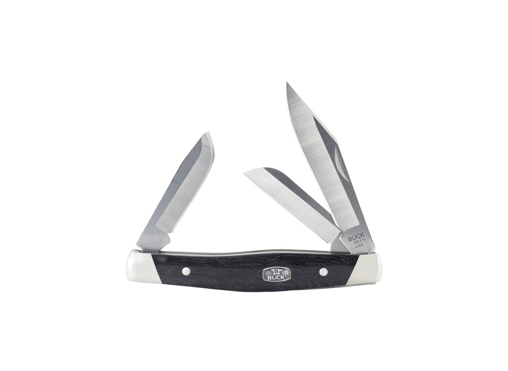 Buck 301 Stockman Folding Lock Knife - Wood Handle