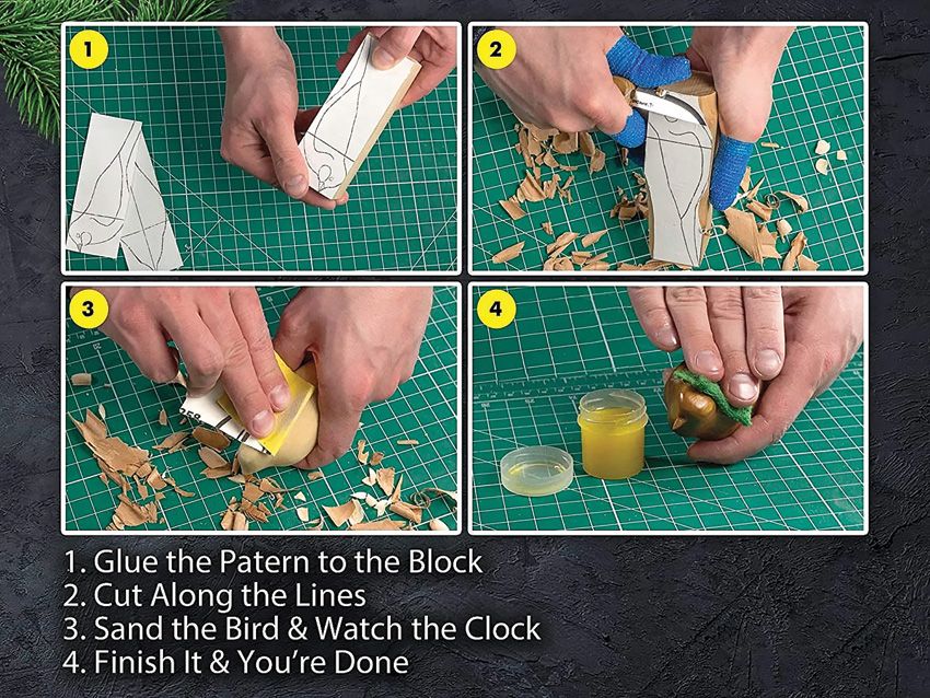 Beavercraft Comfort Bird Carving Kit