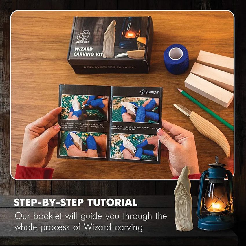 Beavercraft Wizard Carving Kit