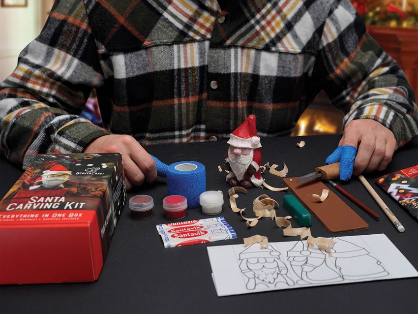 Beavercraft Santa Carving Kit
