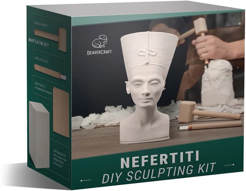 Beavercraft DIY Sculpting Kit Nefertiti