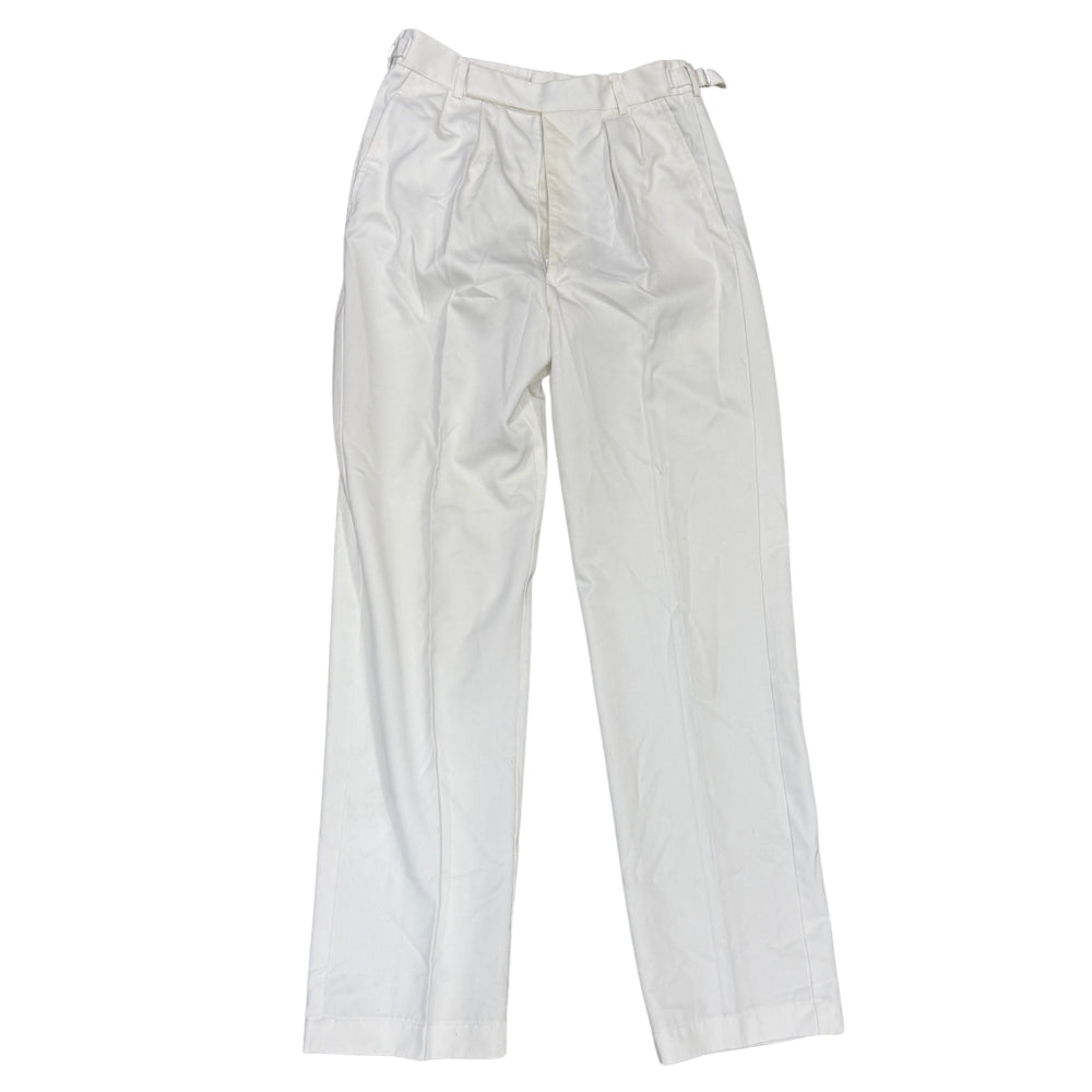 British Military Royal Navy Class I White Men's Trousers