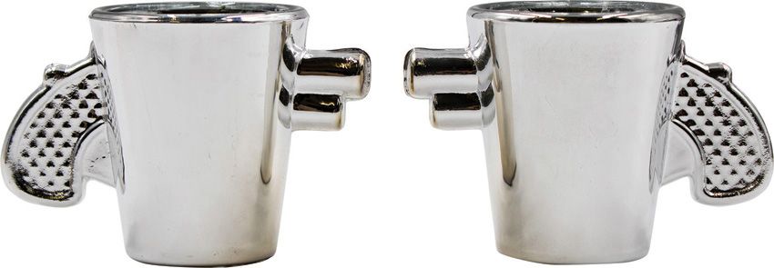 Caliber Gourmet Revolver Shot Glass Set