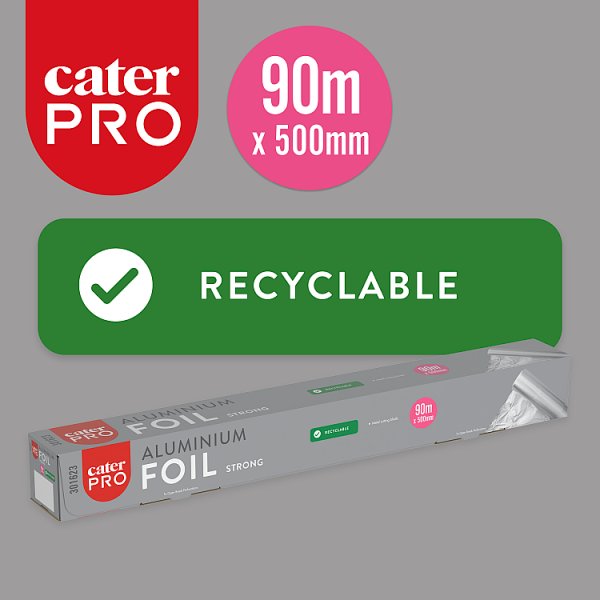 CaterPro Aluminium Foil Strong 90m x 500mm