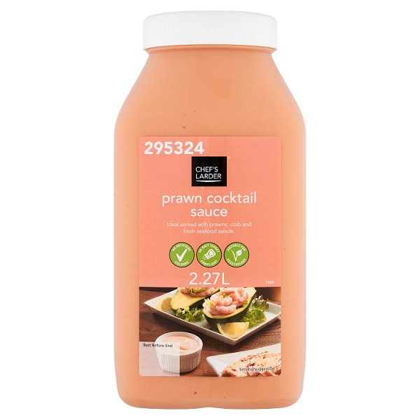 Chef's Larder Prawn Cocktail Sauce 2.27 Litre - Bulk Food Ration Storage