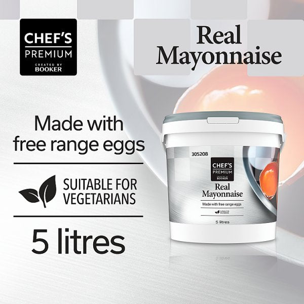 Chef's Premium Real Mayonnaise 5 Litre - Bulk Food Ration Storage
