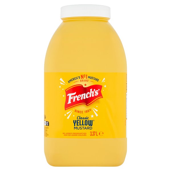 French's Classic Yellow Mustard 3.37 Litre - Bulk Food Ration Storage