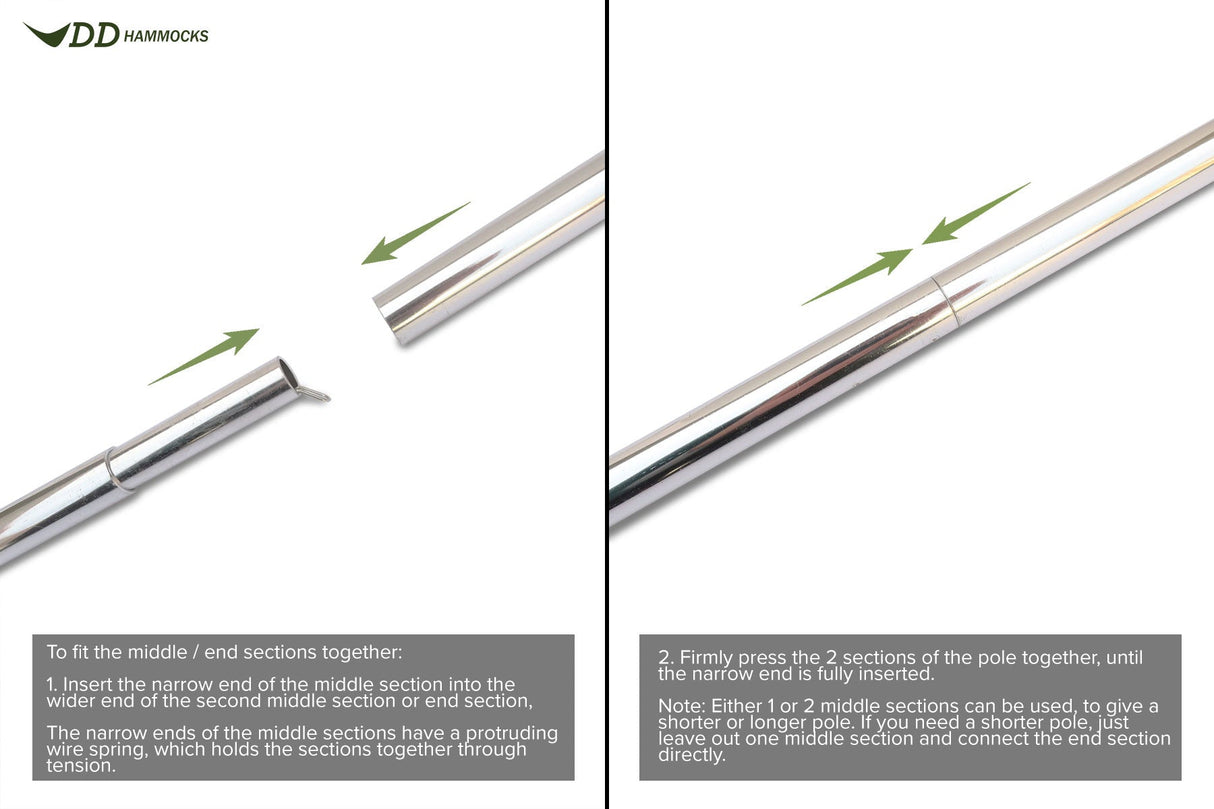 DD Hammocks Tarp Pole - 2.2m (x2)