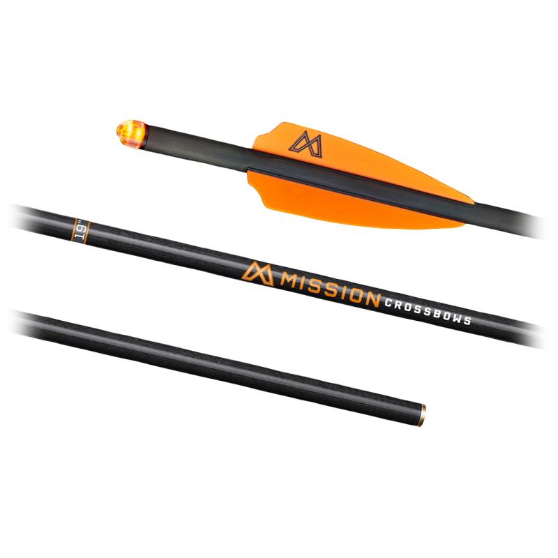 Mission Crossbows 19" Lighted Carbon Crossbow Bolts
