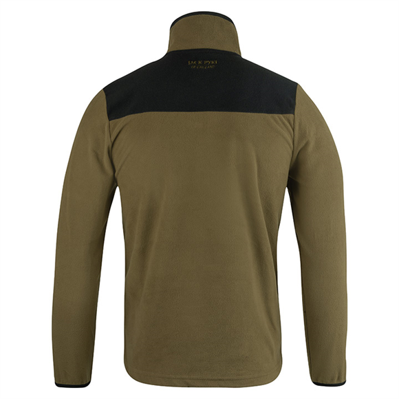 Jack Pyke Snap Neck Fleece Top - Dark Mustard