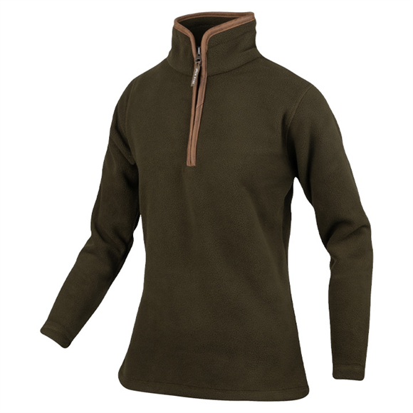 Jack Pyke Ladies Fleece Pullover - Dark Olive