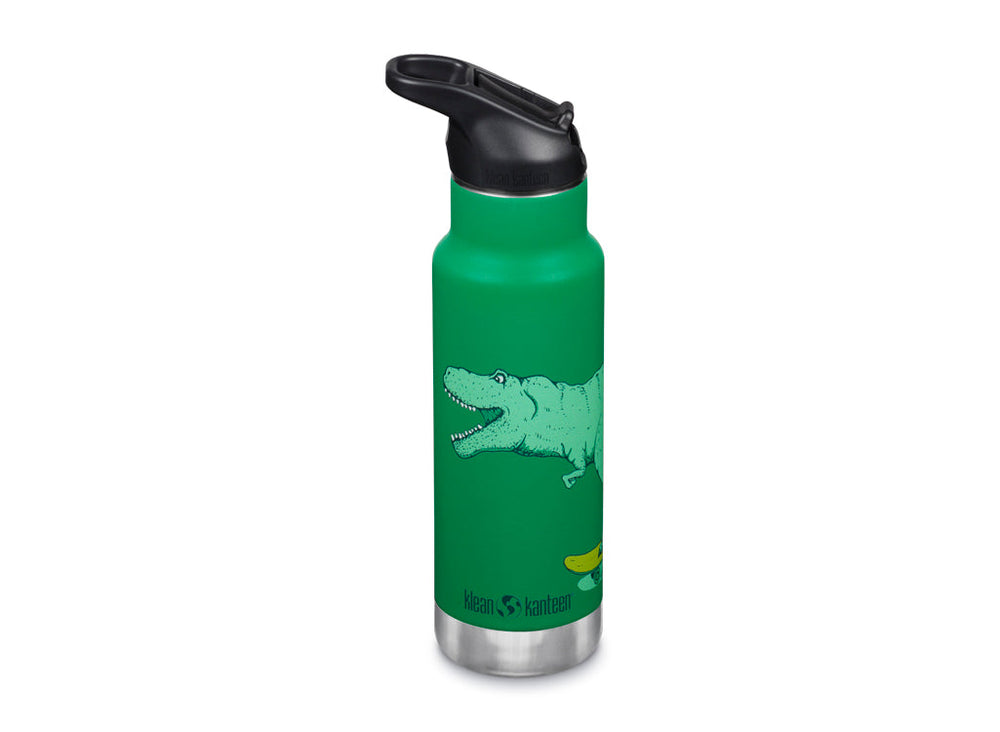 Klean Kanteen 355ml Classic Kid's Insulated Water Bottle with Flip Seal Sport Cap