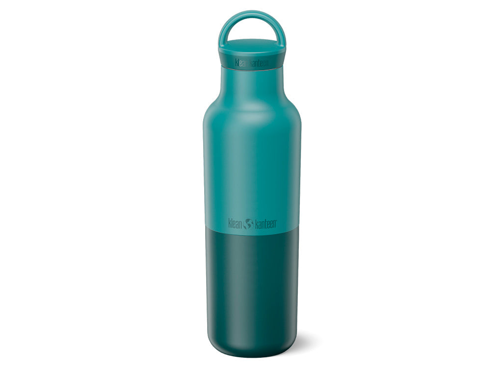 Klean Kanteen 592ml Rise Insulated Classic Water Bottle with Arch Loop Cap