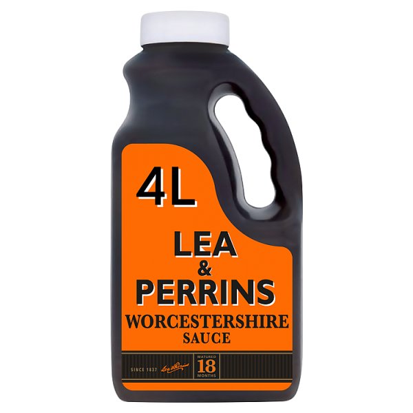 Lea & Perrins 2 Worcestershire Sauce 4 Litre - Bulk Food Ration Storage