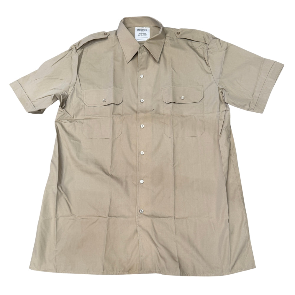 Belgian Military Men's Bueno Belgium Army Khaki Shirt