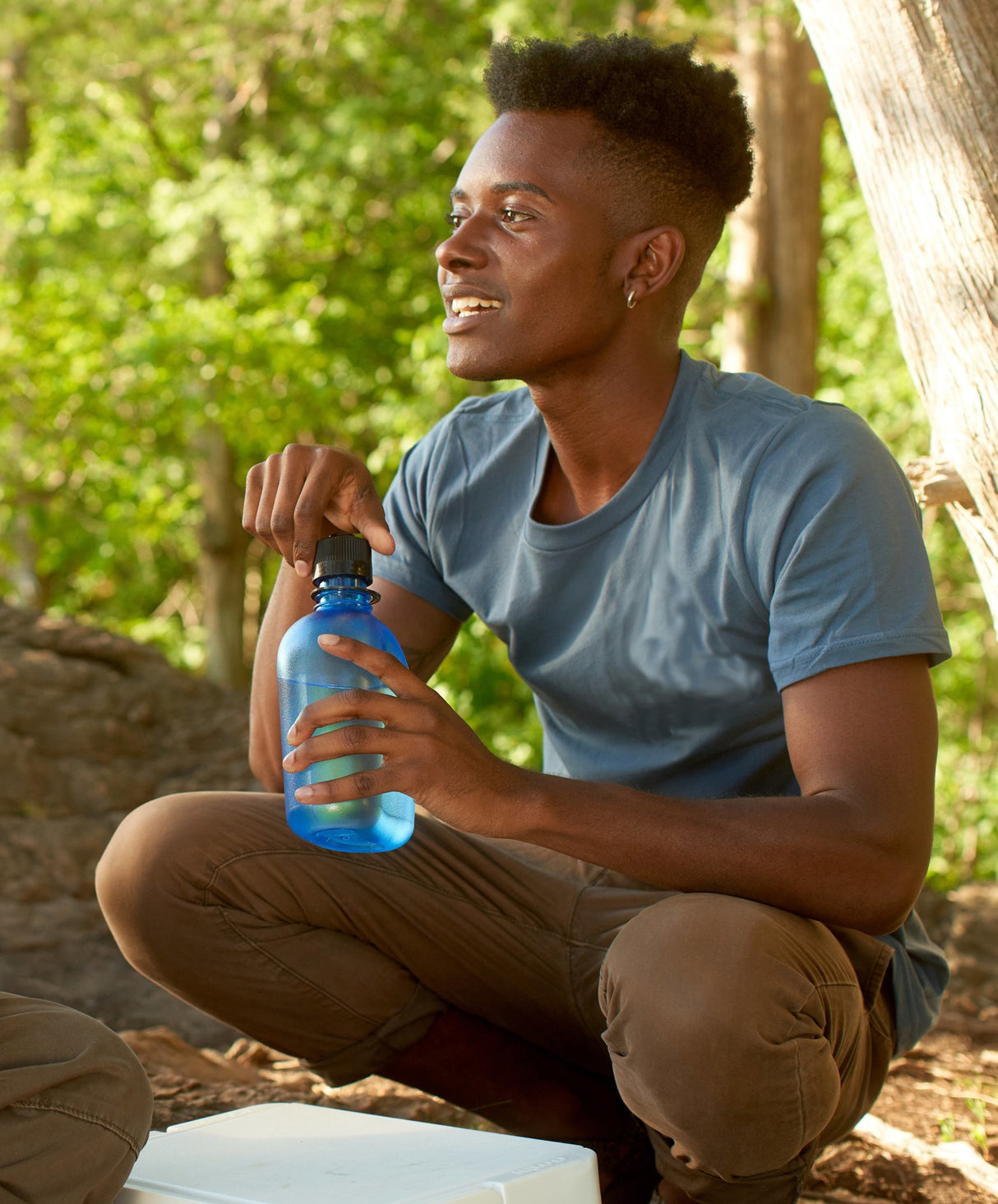 Nalgene 32oz / 1L Oasis Everyday Canteen Tritan Sustain - Red