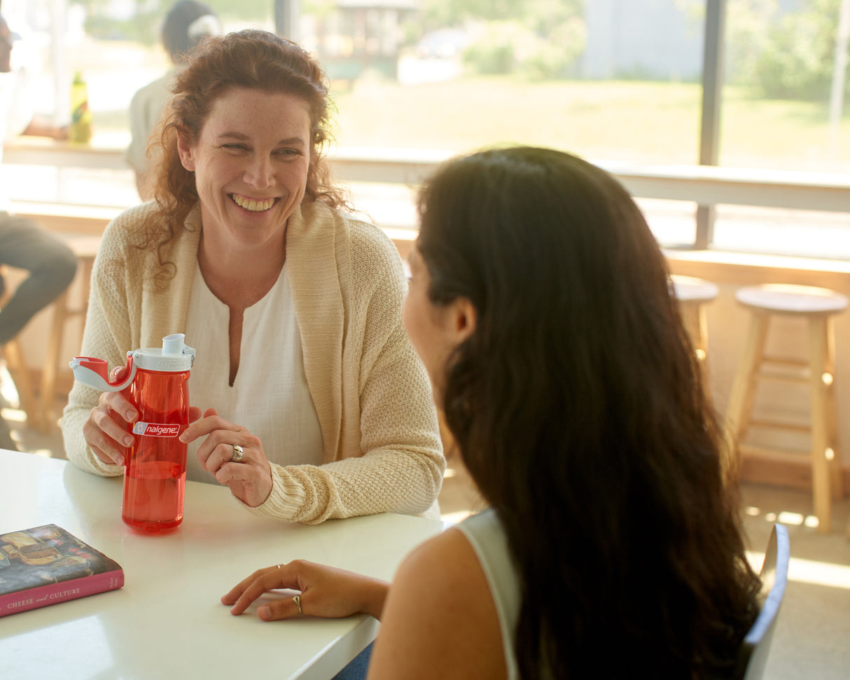 Nalgene 24oz / 0.7L Sustain Otf Bottle - Coral, Frost Cap