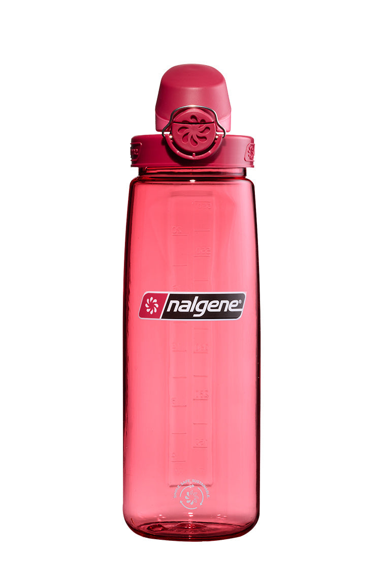Nalgene 24oz / 0.7L Sustain Otf Bottle - Petal, Beet Cap