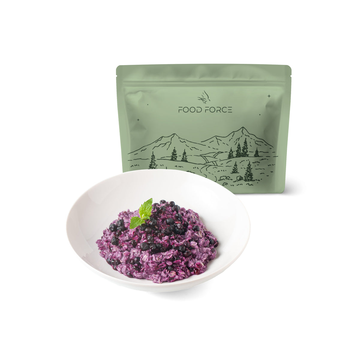 Food Force Oatmeal Porridge With Blueberries 100g