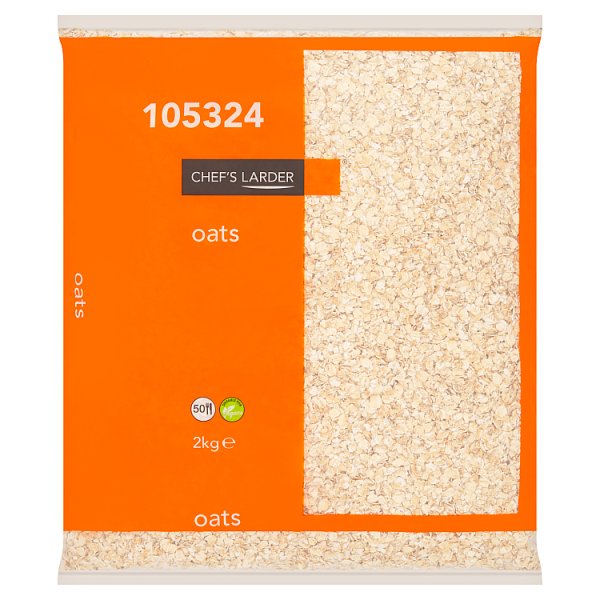 2kg Wholegrain Rolled Oats- Bulk Food Ration Storage