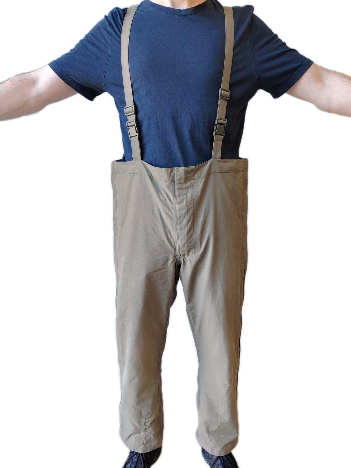 Austrian Military Tan Gore-Tex Bib & Brace Trousers
