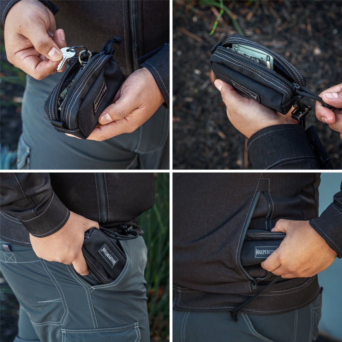 Maxpedition Cocoon EDC Black Pouch