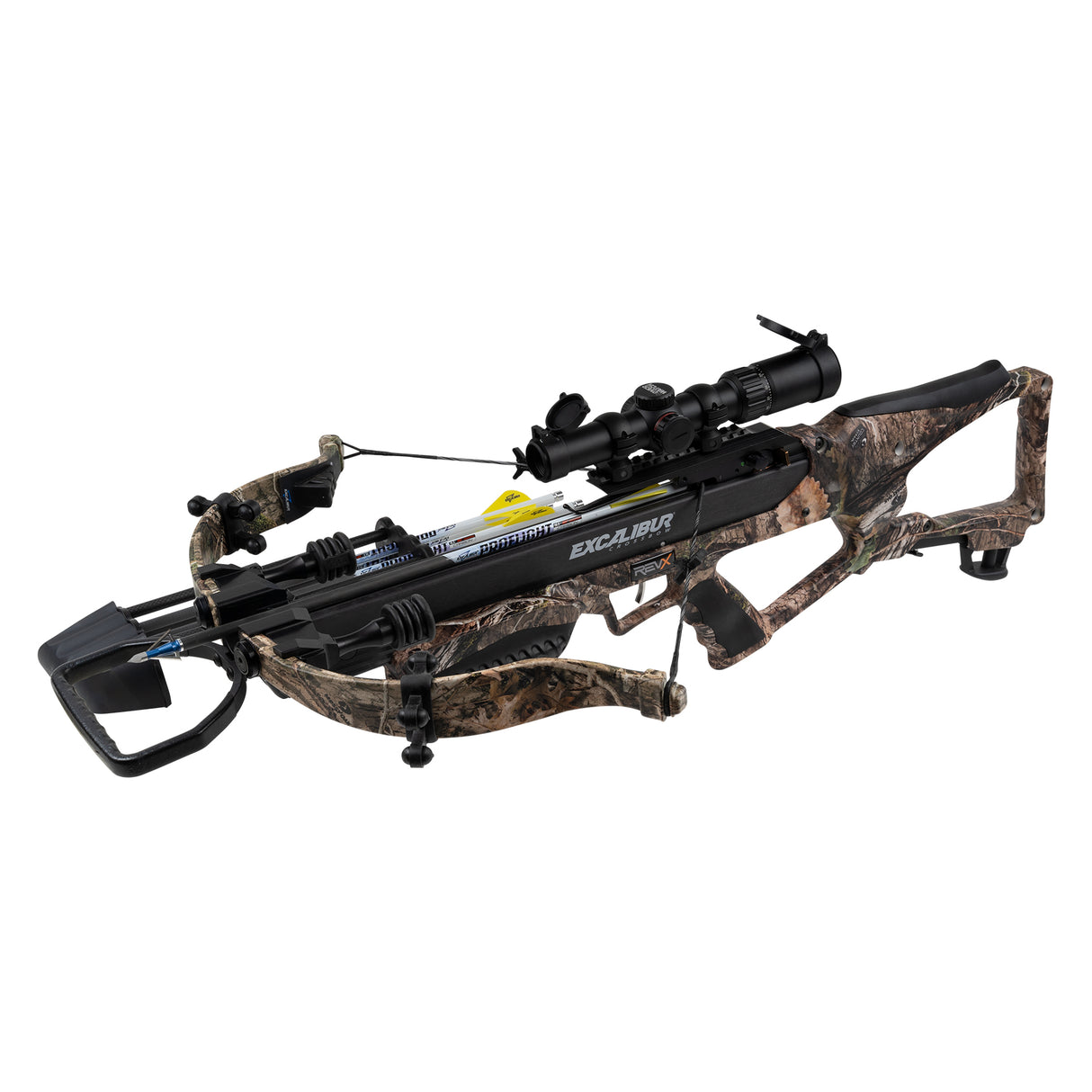 Excalibur RevX Recurve Crossbow - Mossy Oak Country DNA with Overwatch Scope
