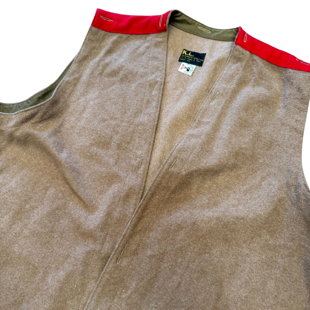 Swiss Army Wool Greatcoat Liner Vest – Brown
