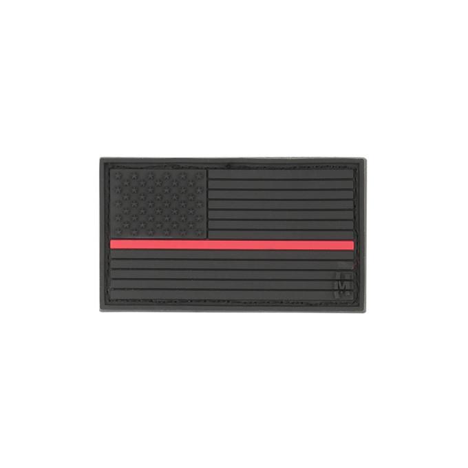 Maxpedition USA Flag (Firefighter Thin Red Line) Patch Small